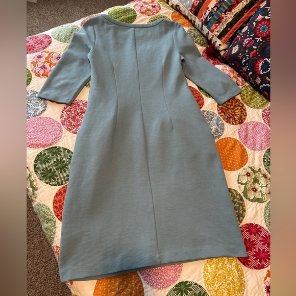 Boden Jasmin Powder Blue Ottoman Dress 8 Long - Picture 10 of 11